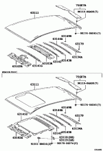 ROOF PANEL & BACK WINDOW GLASS 1